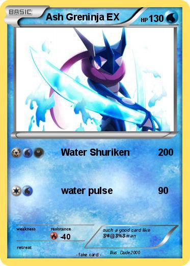 Pokemon Ash Greninja EX
