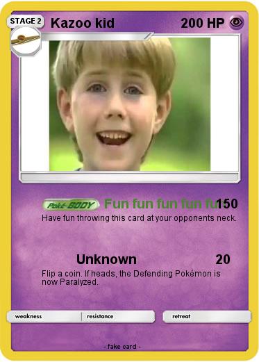 Pokemon Kazoo kid