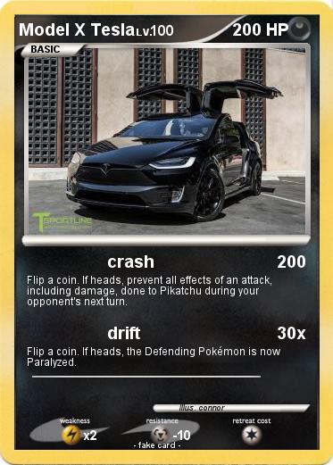 Pokemon Model X Tesla