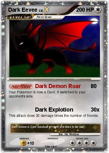 Pokemon Dark Eevee