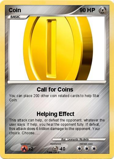 Pokémon Coin 71 71 - Call for Coins - My Pokemon Card