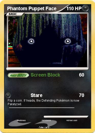 Pokemon Phantom Puppet Face