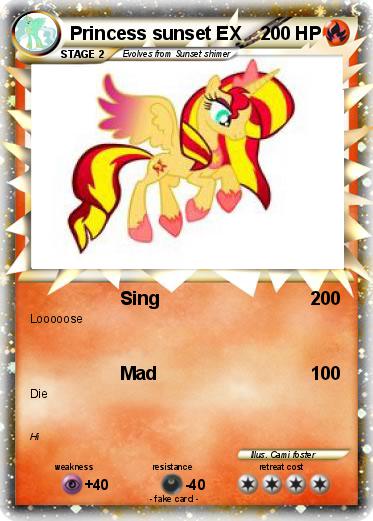 Pokemon Princess sunset EX