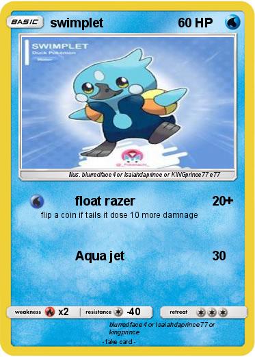 Pokemon swimplet