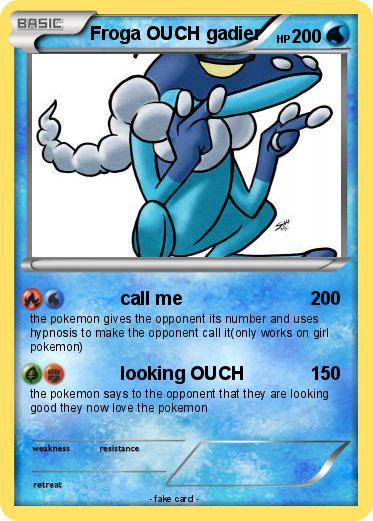 Pokemon Froga OUCH gadier