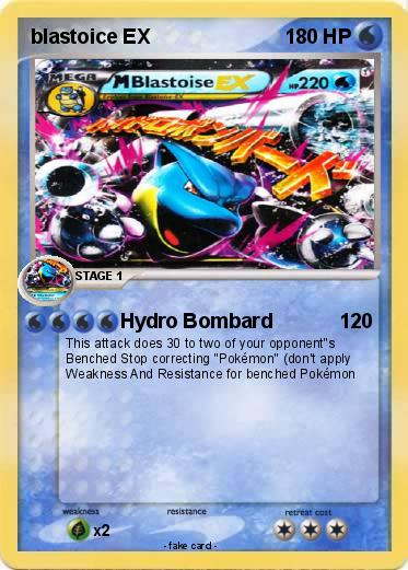 Pokemon blastoice EX