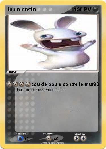 Pokemon lapin crétin