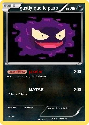 Pokemon gastly que te paso