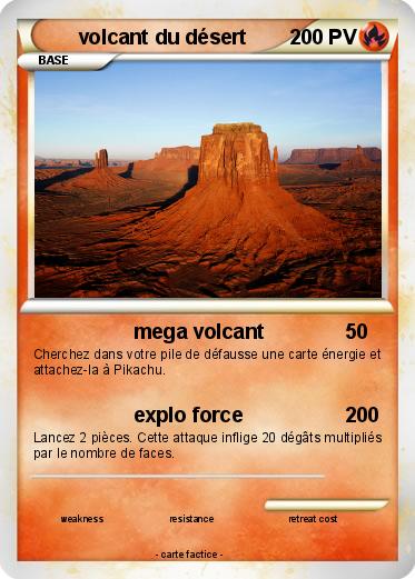 Pokemon volcant du désert
