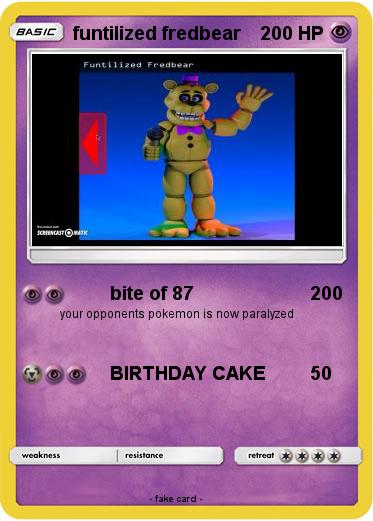 Pokemon funtilized fredbear