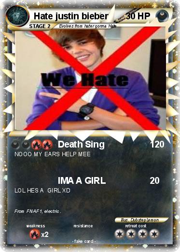 Pokemon Hate justin bieber