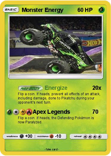 Pokemon Monster Energy