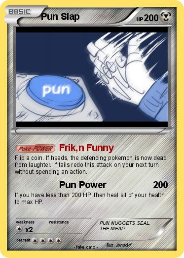 Pokemon Pun Slap