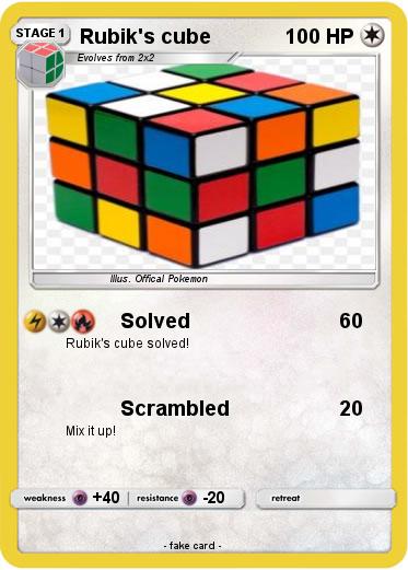 Pokemon Rubik's cube
