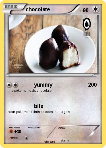 Pokemon chocolate