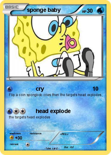 Pokemon sponge baby