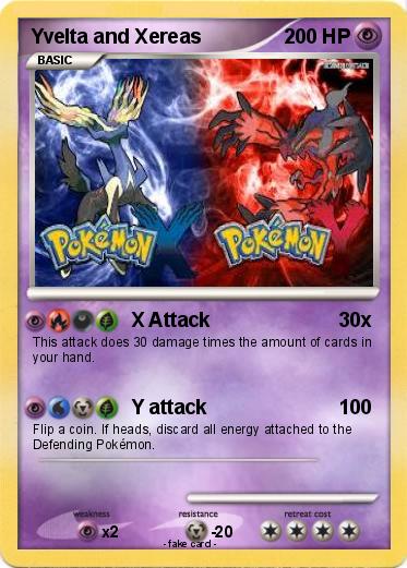 Pokemon Yvelta and Xereas