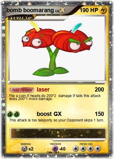 Pokemon bomb boomarang