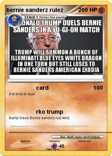 Pokemon bernie sanderz rulez
