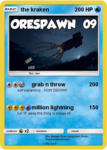 Pokemon the kraken