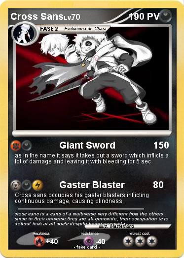 Pokemon Cross Sans