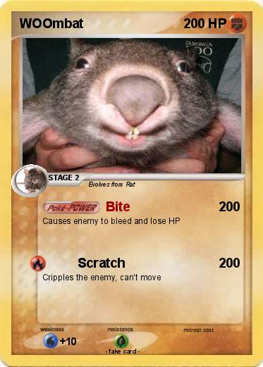Pokemon WOOmbat