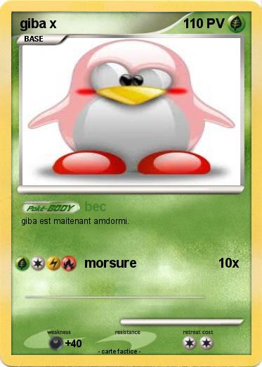 Pokemon giba x