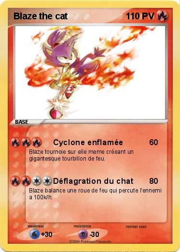 Pokemon Blaze the cat