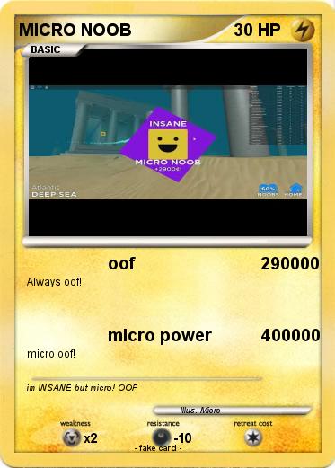 Pokemon MICRO NOOB