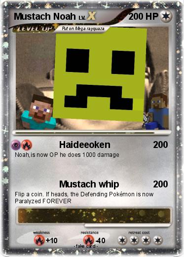 Pokemon Mustach Noah