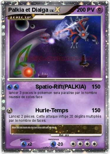 Pokemon Palkia et Dialga