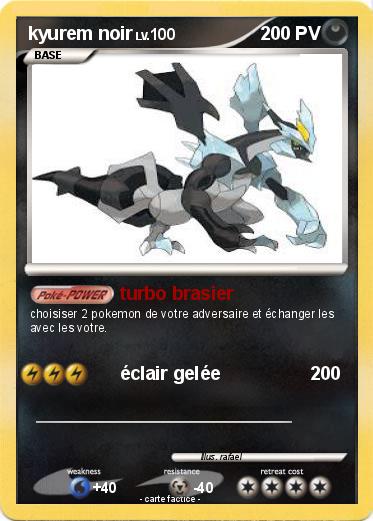 Pokemon kyurem noir