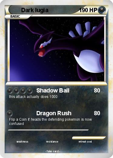 Pokemon Dark lugia