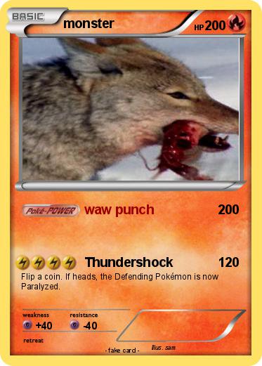 Pokemon monster