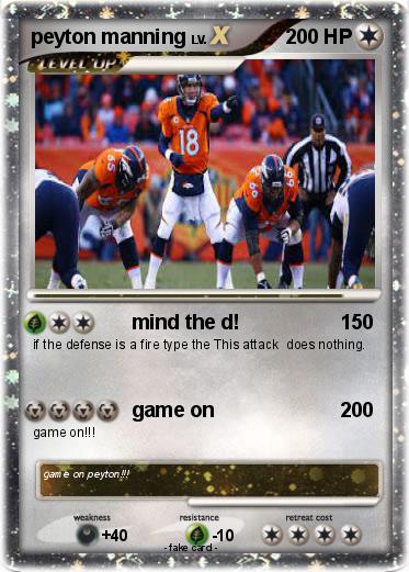 Pokemon peyton manning
