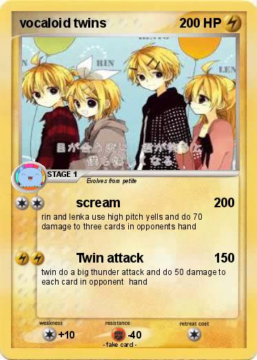 Pokemon vocaloid twins