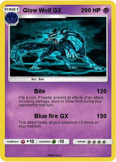 Pokemon Glow Wolf GX