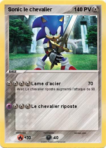 Pokemon Sonic le chevalier