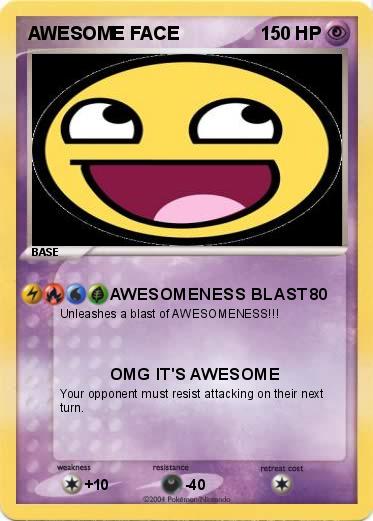 Pokemon AWESOME FACE