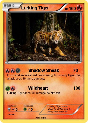 Pokemon Lurking Tiger