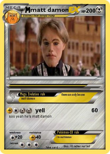 Pokemon matt damon