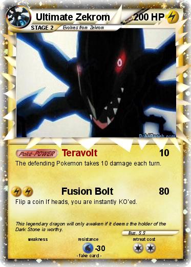 Pokemon Ultimate Zekrom