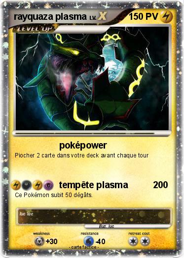 Pokemon rayquaza plasma