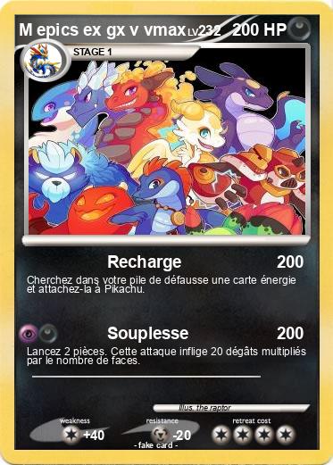Pokemon M epics ex gx v vmax