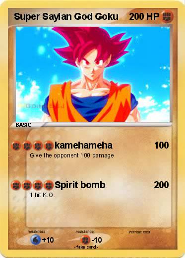 Pokemon Super Sayian God Goku