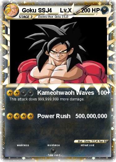 Pokemon Goku SSJ4     Lv.X