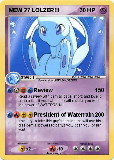 Pokemon MEW 27 LOLZER!!!