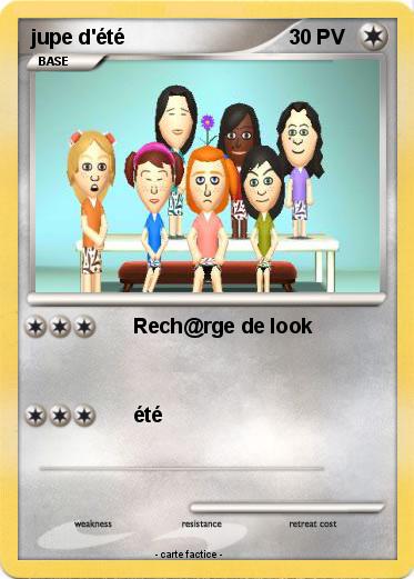 Pokemon jupe d'été