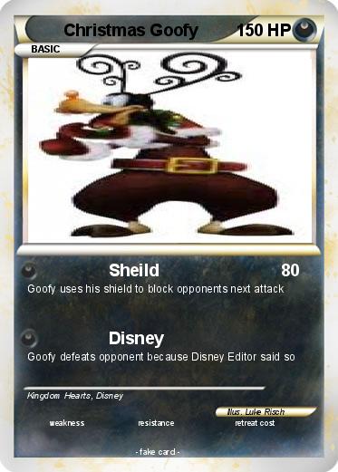 Pokemon Christmas Goofy