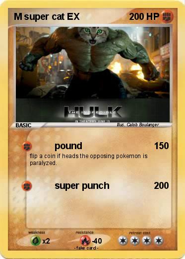 Pokemon M super cat EX